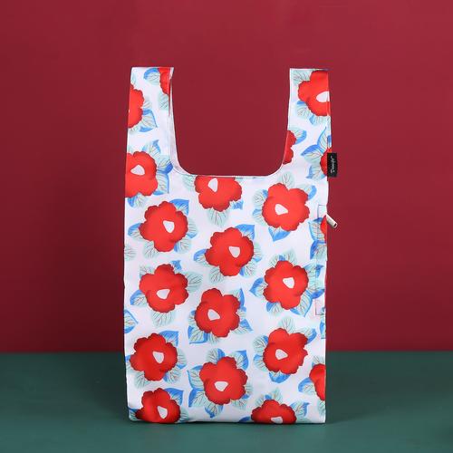 工厂定制涤纶购物袋 210d涤纶折叠手提袋超市购物便携式购物袋